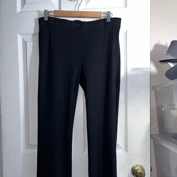 BETABRAND Bootcut Classic Dress Pants Black Size Large Petite - Picture 5 of 15